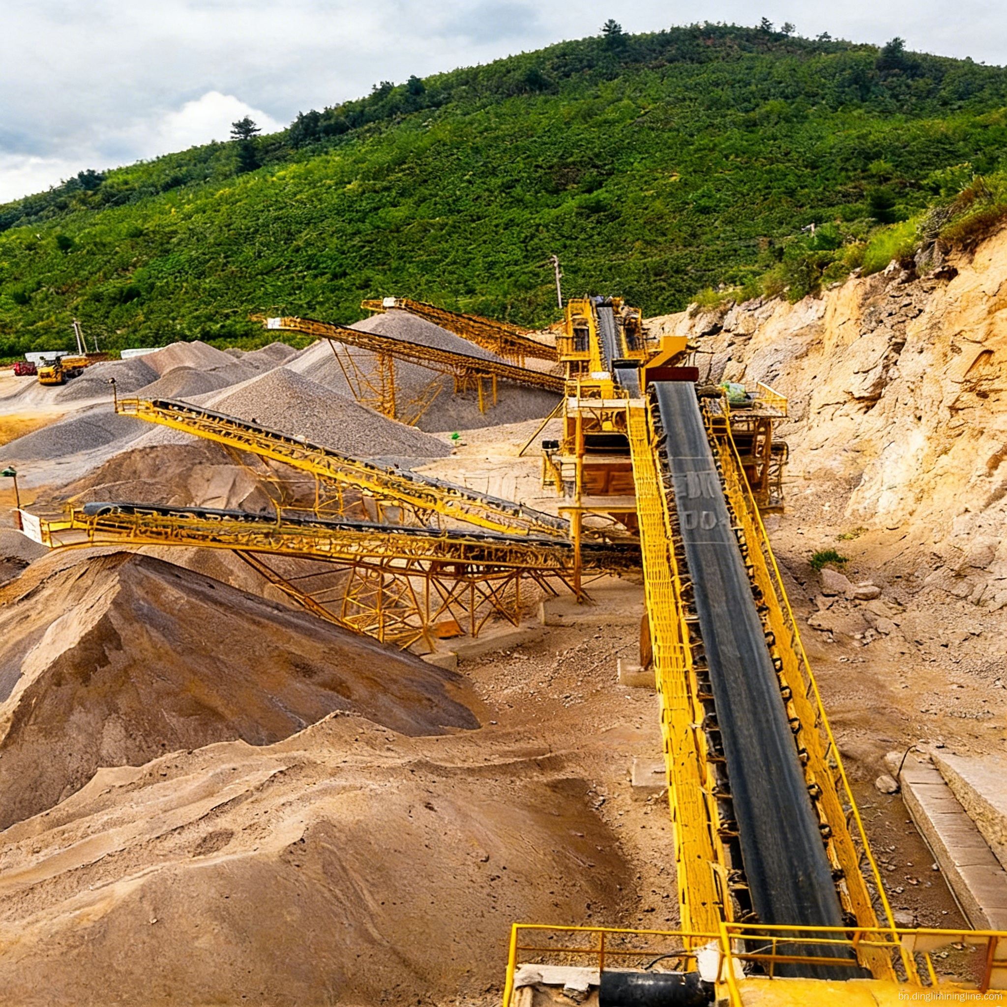 দক্ষ 1200 TPH বালি এবং সামগ্রিক প্রক্রিয়াকরণ সিস্টেম