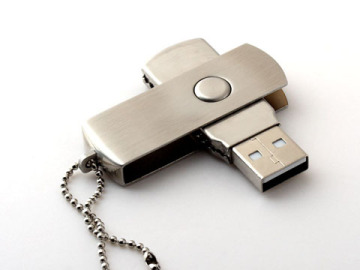 Metal Swivel USB Flash Pen Drive U-Disk Memory Stick