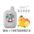 [OEM] Iget B5000 Vape desechable 5000 bocanadas