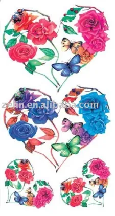 fashion body tattoo,tattoo sticker