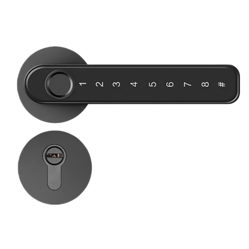 Разумны рычажны замак Tuya з адбіткам пальца і клавіятурай