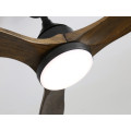 Latest design real wooden blade ceiling fan light