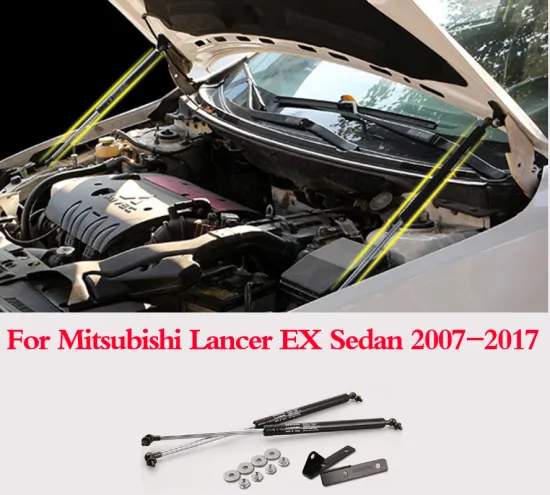 2Pcs Car Gas Shock Hood Strut Damper Lift Front Engine Hood Support Rod Lift For Mitsubishi Lancer EX Sedan 2007-2017