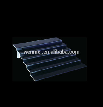 Cuctom Design & Whole Sale desktop acrylic steps display, acrylic stand for cake