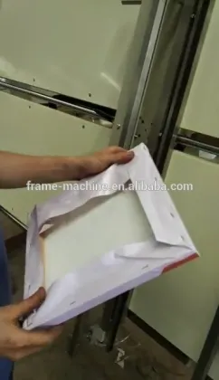 semi auto pneumatic gallery stretcher for oil painting