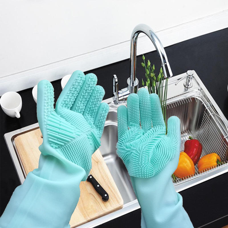 Non Toxic Durable Silicone Kitchen Gloves