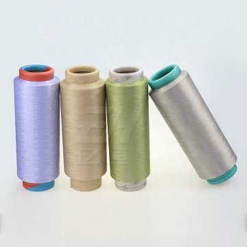 High Quality 150D/144F Dope Dyed Polyester Filament Yarn DTY
