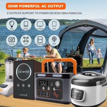 500W Solar Portable Power Station for Outdoor Activities