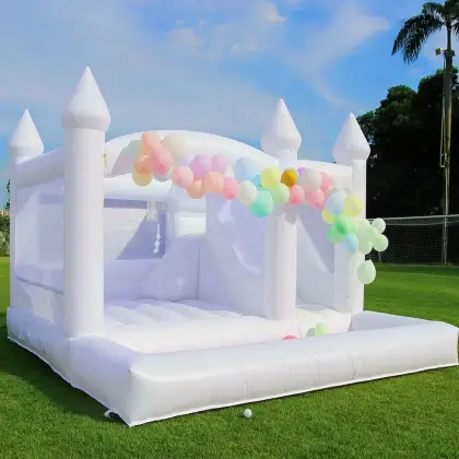 Hot Selling White Castle Bounce House and White Bounce Castle: Your Ultimate Party Solution
