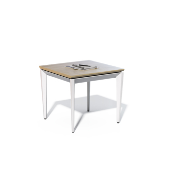 Hotel Reception and Coffee Shop Square Tables for Office Leisure and Negotiations