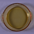 투명한 식기류 유리 둥근 수프 접시