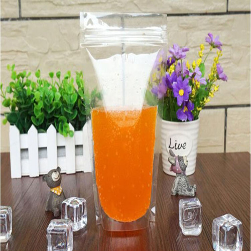 Custom Plastic Juice Packaging Bag with Ziplock