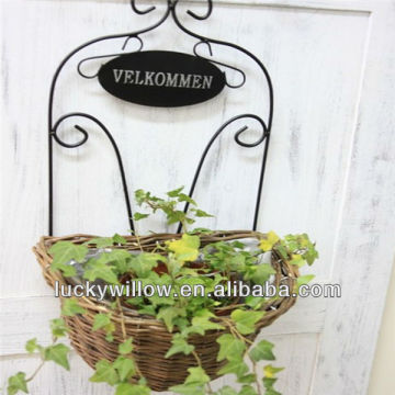 Direct supplier decorative wicker wall basket