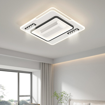 Bahan Besi 50cm Kipas Siling Bladeless dengan Cahaya LED, Kawalan Jauh