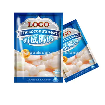 Seafood frozen plastic bags