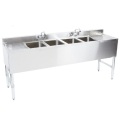 Stainless Steel Portable 4 Compartment Sink