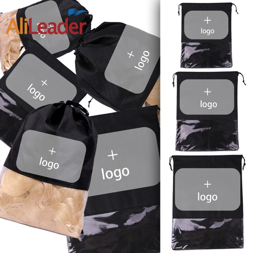 Custom Logo Bag Non Woven Drawstring Storage Bag