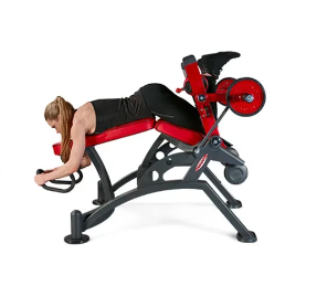 alternate leg curling gym fitness machine plate loaded