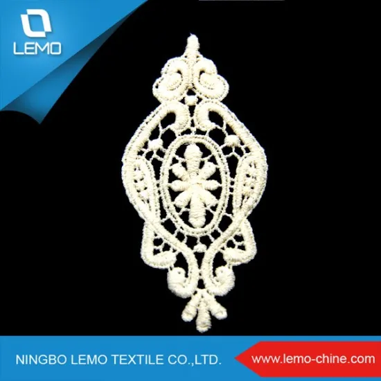 Whiite Guipure Lace Sequence Chantilly Lace