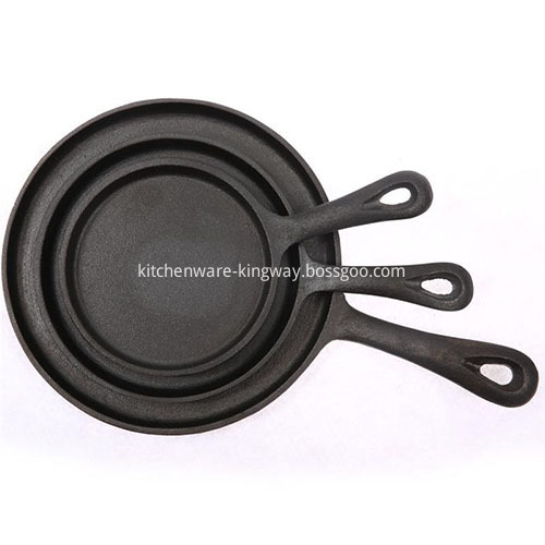 Cast Iron Round Skillet Pan