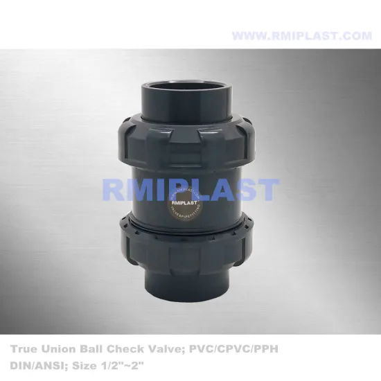 UPVC True Union Ball Check Valve
