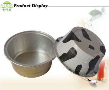 Disposable Round Aluminum Foil Christmas Cake Boxes For Sale