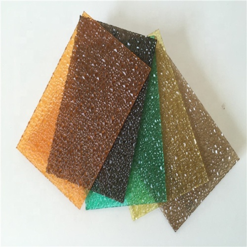 UV -schützende Polycarbonat -geprägte Blatt für Dachdeckung