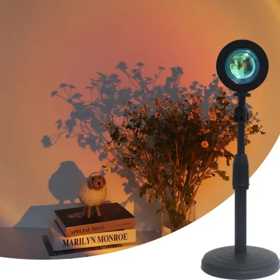 Budget-Friendly LED Rainbow Projector Lamp: Enhancing Your Home's Atmosphere