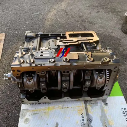 Perkins Excavator Cylinder Block, Heads, and Engine Assembly