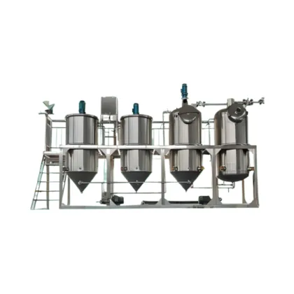 Automated Peanut Oil Refining Machine & Sunflower/Soybean Oil Refining Equipment