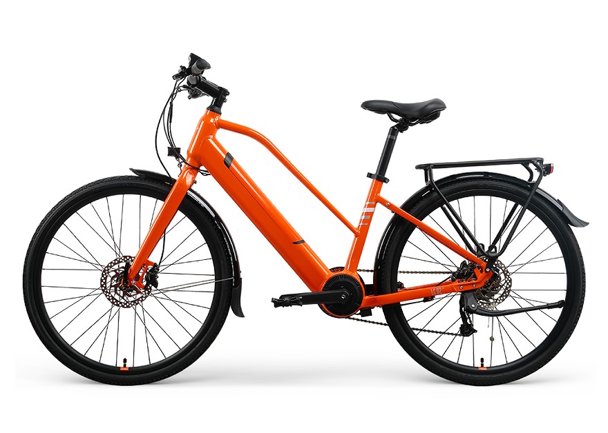 City Electric Bike With Passenger Seat