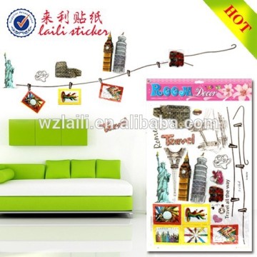 2015 self adhesive photo frame wall decoration sticker