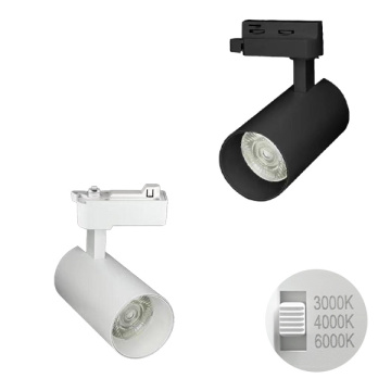 LED Dial Track Light 15W 3CCT สีดำ/ขาว