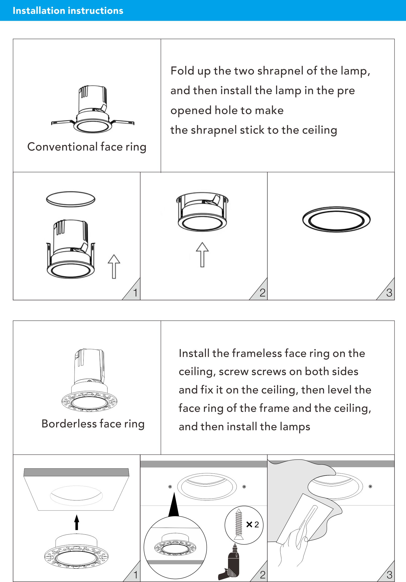 Led Round Hotel Downlight Details