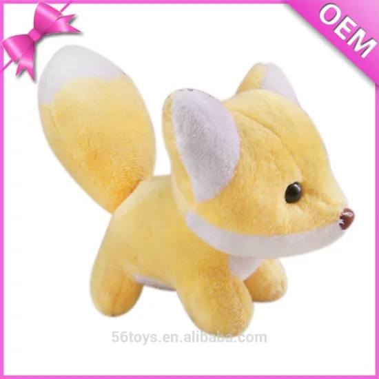 Baby Toy Yellow And White Simple Style Cute Fox Plush baby Toy