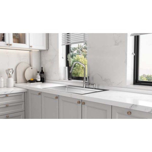 Topmount dị oke egwu sus304 sink dị n&#39;elu counter