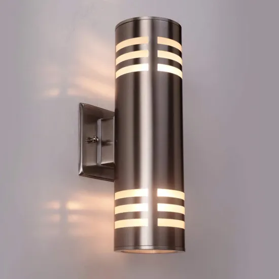 Modern Outdoor Waterproof Cylinder Wall Light - ETL Listed Stainless Steel Porch Lamp