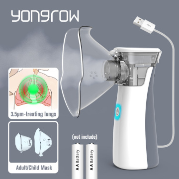 Yongrow Newest Medical Nebulizer Handheld Asthma Inhaler Atomizer for children health care usb mini Portable Nebulizer