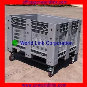 1000kgs Heavy Duty Plastic Pallet Boxes For Fruit