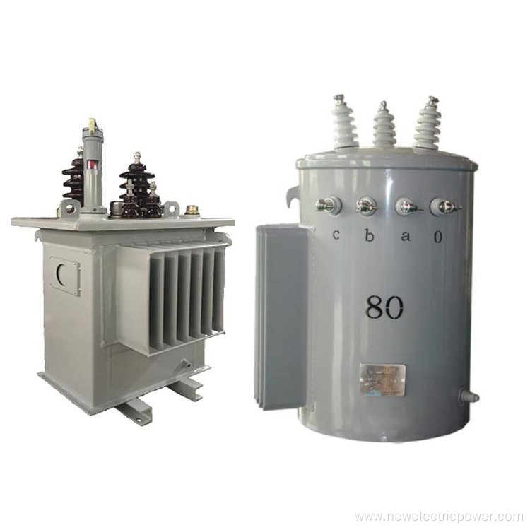 125KVA Oil immersed single phase pole mounted transformer