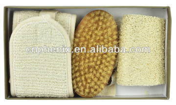 Bathroom bathing body cleaning tool kit