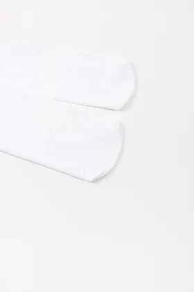 Summer girls stepping on pantyhose