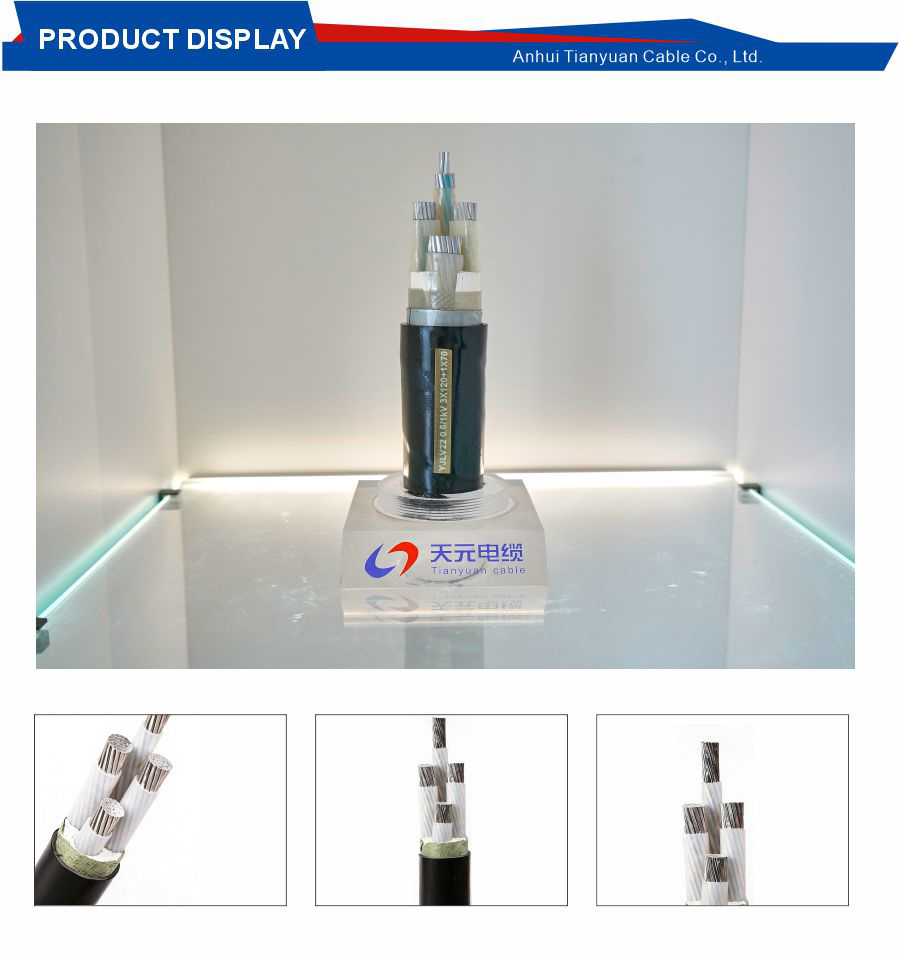 Cross linked aluminum power cable