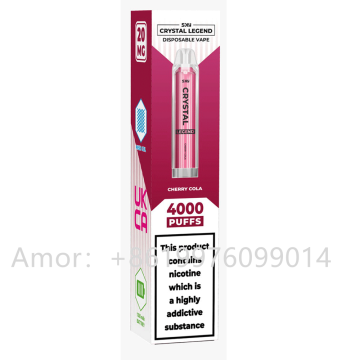New Flavors crystal LEGEND 4000 Puffs Disposable Vapes