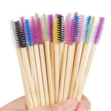 Wholesale Disposable Bamboo Handle Mascara Brush