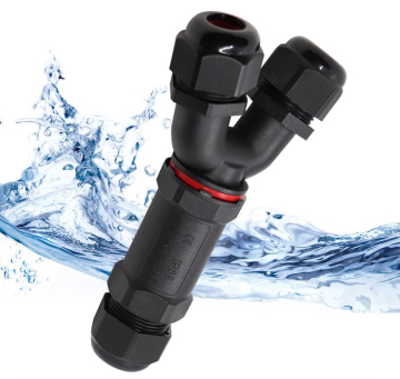 Y-Type Waterproof Aviation Socket Connector - Outdoor Three-Way Docking Connector Y1-2