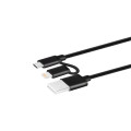 Cáp Micro USB Lightning 2 trong1 được chứng nhận Mfi