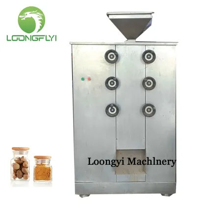 Pistachio nuts grain groundnut roller mill machine
