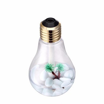 400ml LED Lamp Air Ultrasonic Humidifier Diffuser with Essential Oils and Night Light