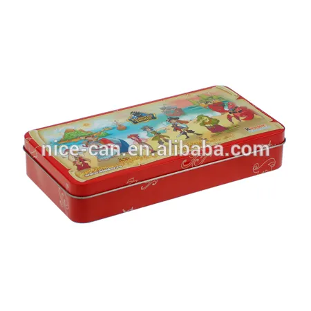 stationary tin box